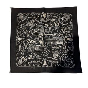 Morgan Wallen MW Tennessee Black Graphic Bandana